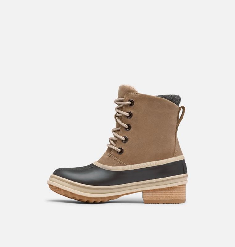 Sorel Dam Gummistövlar Khaki/Svarta - Slimpack™ Iii Lace Duck Mid - LXC-076214